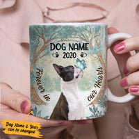 Personalized Forever In Our Hearts Boston Terrier Dog Memorial Mug OB81 73O36 thumb 1