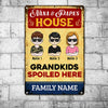 Personalized Grandma Grandpa House Metal Sign JL74 95O53 1