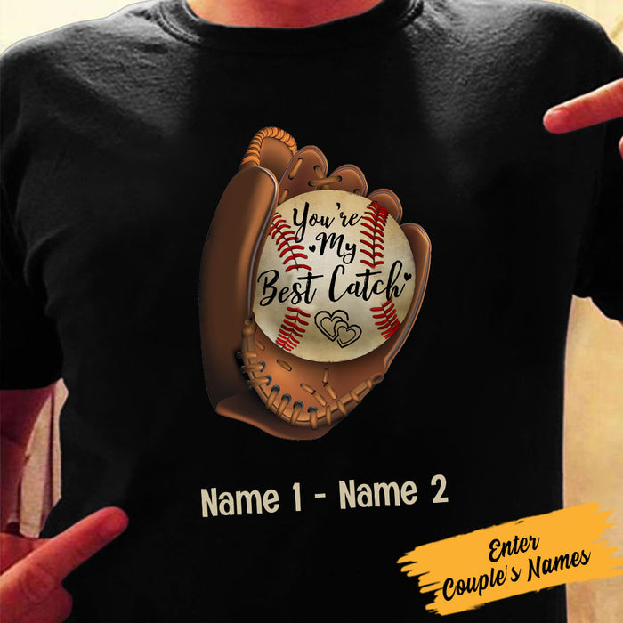 Personalized Baseball Couple T Shirt JN102 81O58 1
