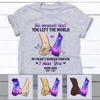 Personalized My Heart Changed Forever Memorial T Shirt MR311 73O53 thumb 1