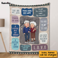 Personalized You Are My Love You Are My Life Couple Blanket 30654 thumb 1
