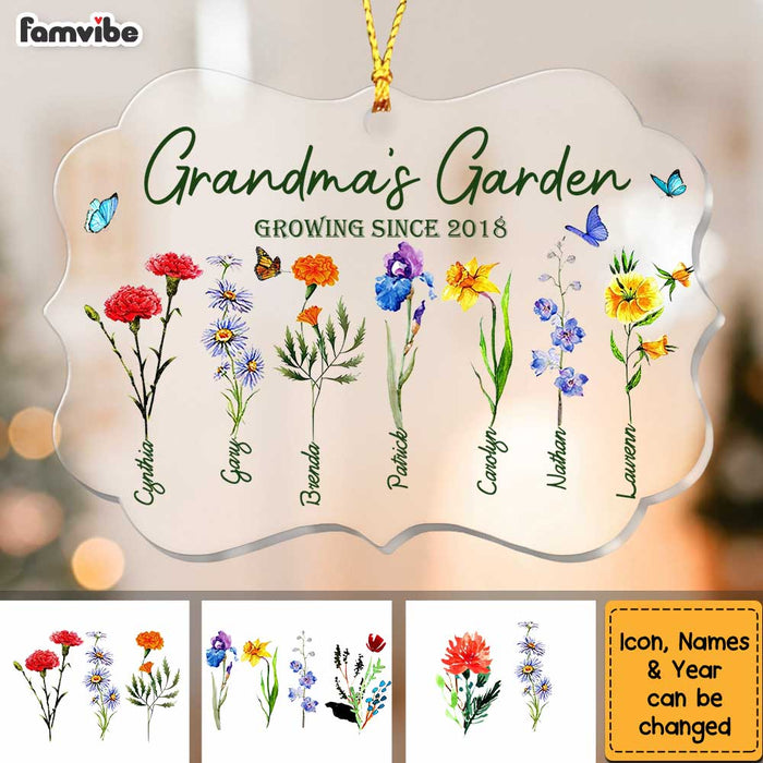 Personalized Grandma's Garden Benelux Ornament SB101 58O34 1