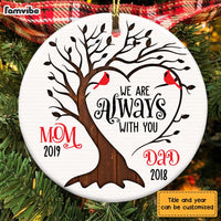 Personalized Memo I Am Always With You Circle Ornament SB102 32O28 thumb 1