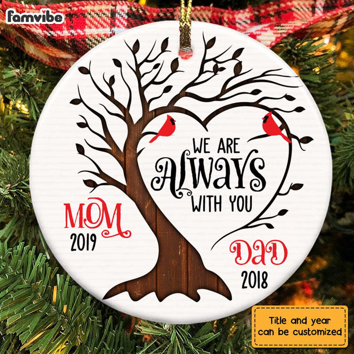 Personalized Memo I Am Always With You Circle Ornament SB102 32O28 1