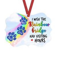 Personalized Dog Memo Rainbow Bridge Benelux Ornament Benelux Ornament SB102 30O53 thumb 1