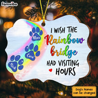Personalized Dog Memo Rainbow Bridge Benelux Ornament Benelux Ornament SB102 30O53 thumb 1