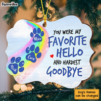 Personalized Dog Memo Rainbow Bridge Benelux Ornament Benelux Ornament SB102 30O53 thumb 1