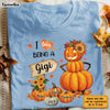 Personalized Fall Grandma Pumpkin Shirt - Hoodie - Sweatshirt SB104 23O28 1