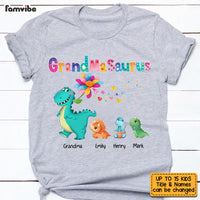Personalized Grandmasaurus Colorful Flower Shirt - Hoodie - Sweatshirt SB122 30O53 thumb 1