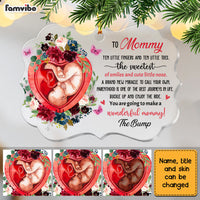 Personalized New Mom And Bump Benelux Ornament SB123 23O28 thumb 1