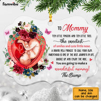 Personalized New Mom And Bump Benelux Ornament SB123 23O28 thumb 1