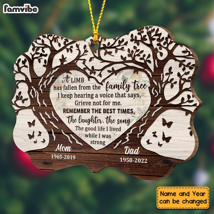 Personalized Memo Heart Tree A Limb Has Fall Benelux Ornament Benelux Ornament SB131 30O53 1