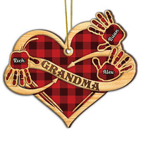 Personalized Grandma Infinity Heart Heart Ornament SB133 58O28 thumb 1
