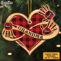 Personalized Grandma Infinity Heart Heart Ornament SB133 58O28 thumb 1