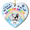 Personalized Dog Rainbow Bridge Memo Heart Ornament SB132 32O47 1