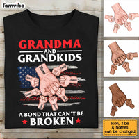 Personalized Grandma A Bond Can't Be Broken Shirt - Hoodie - Sweatshirt SB134 30O34 thumb 1