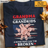 Personalized Grandma A Bond Can't Be Broken Shirt - Hoodie - Sweatshirt SB134 30O34 thumb 1