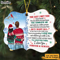 Personalized Couple The Day I Met You Christmas Benelux Ornament SB141 30O47 thumb 1