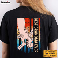 Personalized Fist Bump Grandma Vintage Shirt - Hoodie - Sweatshirt SB141 58O47 thumb 1