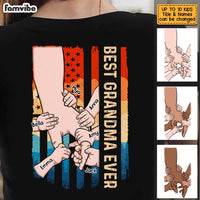 Personalized Fist Bump Grandma Vintage Shirt - Hoodie - Sweatshirt SB141 58O47 thumb 1