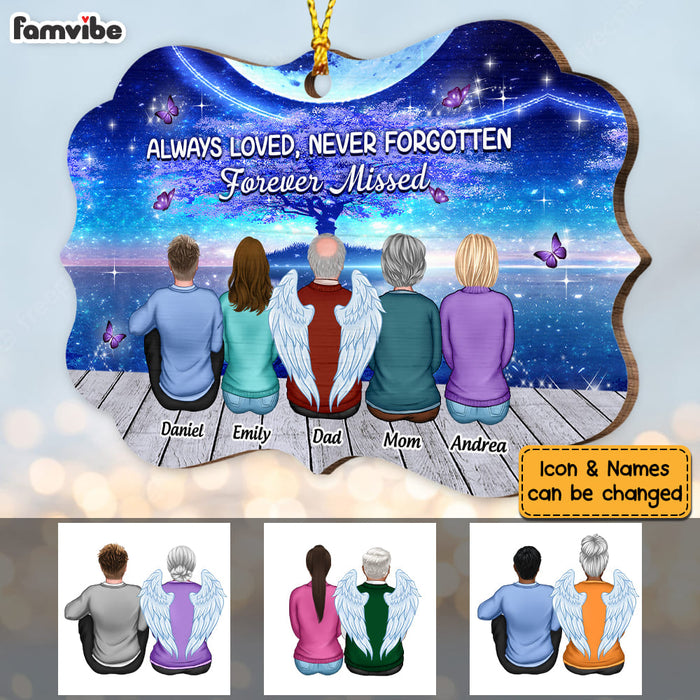 Personalized Memo Always Loved Never Forgotten Forever Missed Benelux Ornament SB143 30O53 1