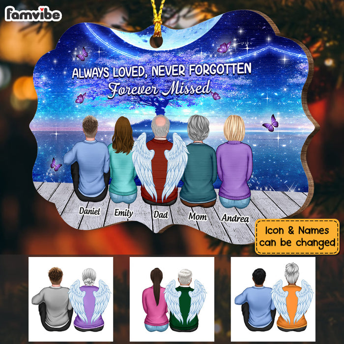 Personalized Memo Always Loved Never Forgotten Forever Missed Benelux Ornament SB143 30O53 1