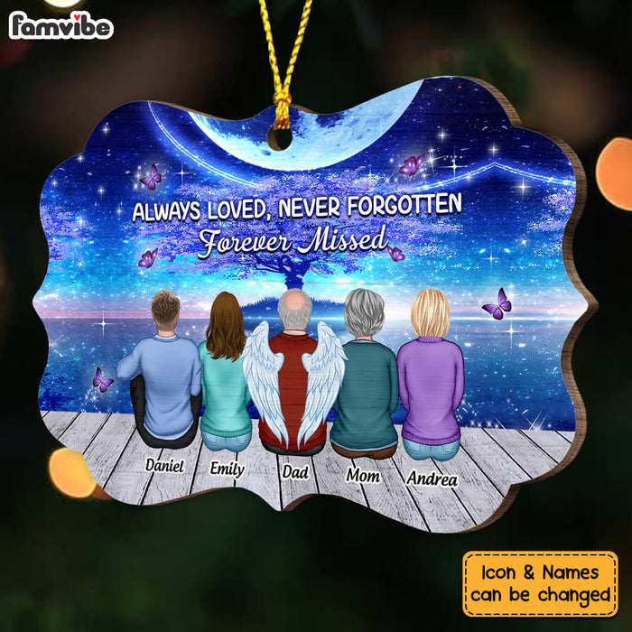 Personalized Memo Always Loved Never Forgotten Forever Missed Benelux Ornament SB143 30O53 1