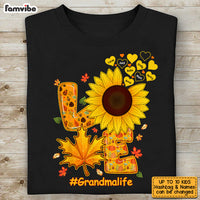 Personalized Love Grandma Life Sunflower Fall Season Shirt - Hoodie - Sweatshirt SB151 58O53 thumb 1