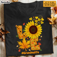 Personalized Love Grandma Life Sunflower Fall Season Shirt - Hoodie - Sweatshirt SB151 58O53 thumb 1
