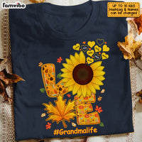 Personalized Love Grandma Life Sunflower Fall Season Shirt - Hoodie - Sweatshirt SB151 58O53 thumb 1