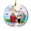 Personalized Dog Conversation Memo Circle Ornament SB153 23O53 1