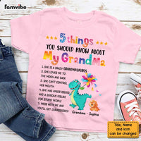 Personalized Mimisaurus Granddaughter Kid T Shirt SB153 30O47 thumb 1