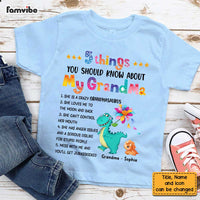 Personalized Mimisaurus Granddaughter Kid T Shirt SB153 30O47 thumb 1