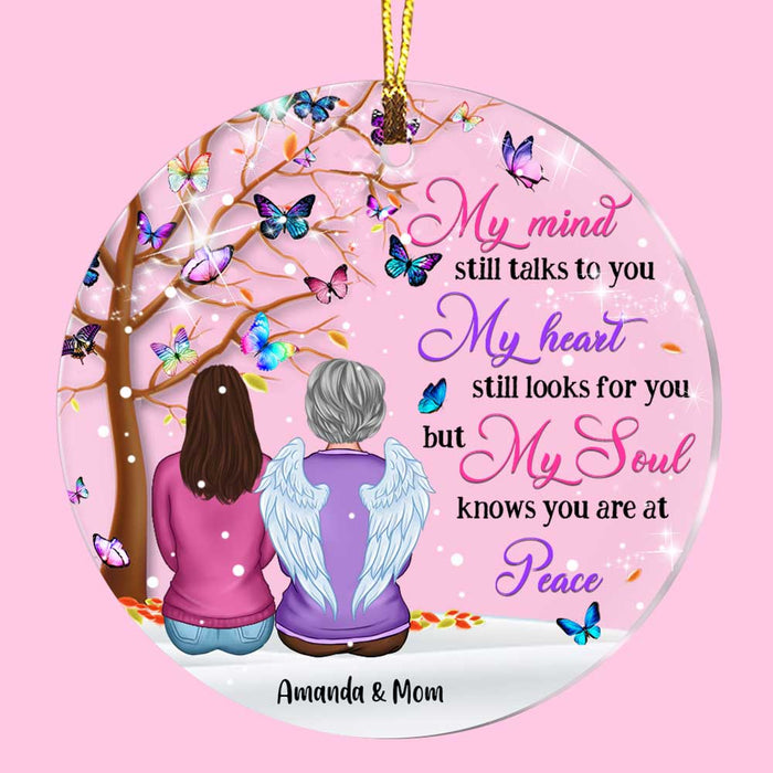Personalized Butterfly Memo Circle Ornament SB164 32O34 1
