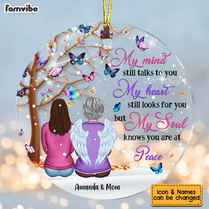 Personalized Butterfly Memo Circle Ornament SB164 32O34 1