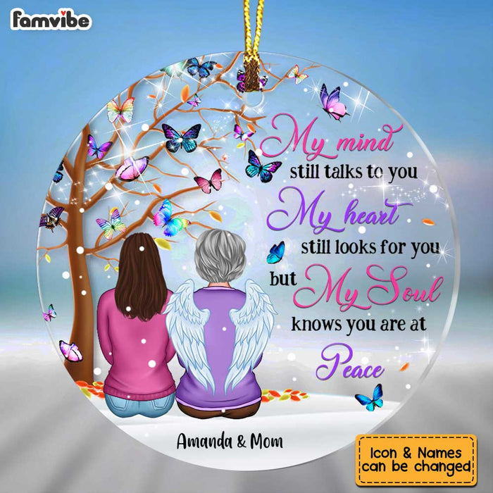 Personalized Butterfly Memo Circle Ornament SB164 32O34 1