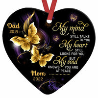 Personalized Memo Butterfly Heart Ornament SB161 32O28 thumb 1