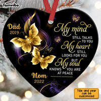Personalized Memo Butterfly Heart Ornament SB161 32O28 thumb 1