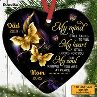 Personalized Memo Butterfly Heart Ornament SB161 32O28 thumb 1