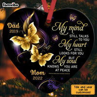 Personalized Memo Butterfly Heart Ornament SB161 32O28 thumb 1