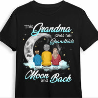 Personalized This Grandma Loves Her Grandkids To The Moon And Back Shirt - Hoodie - Sweatshirt SB162 58O47 thumb 1