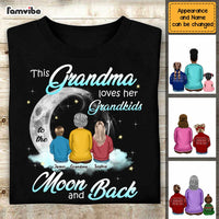 Personalized This Grandma Loves Her Grandkids To The Moon And Back Shirt - Hoodie - Sweatshirt SB162 58O47 thumb 1