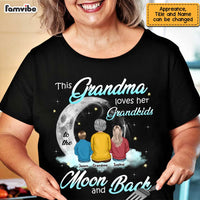 Personalized This Grandma Loves Her Grandkids To The Moon And Back Shirt - Hoodie - Sweatshirt SB162 58O47 thumb 1