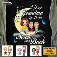 Personalized This Grandma Is Loved To The Moon And Back Shirt - Hoodie - Sweatshirt SB163 58O67 thumb 1