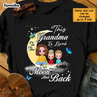 Personalized This Grandma Is Loved To The Moon And Back Shirt - Hoodie - Sweatshirt SB163 58O67 thumb 1