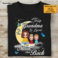 Personalized This Grandma Is Loved To The Moon And Back Shirt - Hoodie - Sweatshirt SB163 58O67 thumb 1