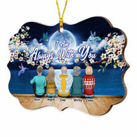 Personalized Memo Alway With You Moon Ocean Benelux Ornament SB166 30O67 thumb 1