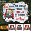 Personalized Couple Red Truck Benelux Ornament SB164 30O47 1