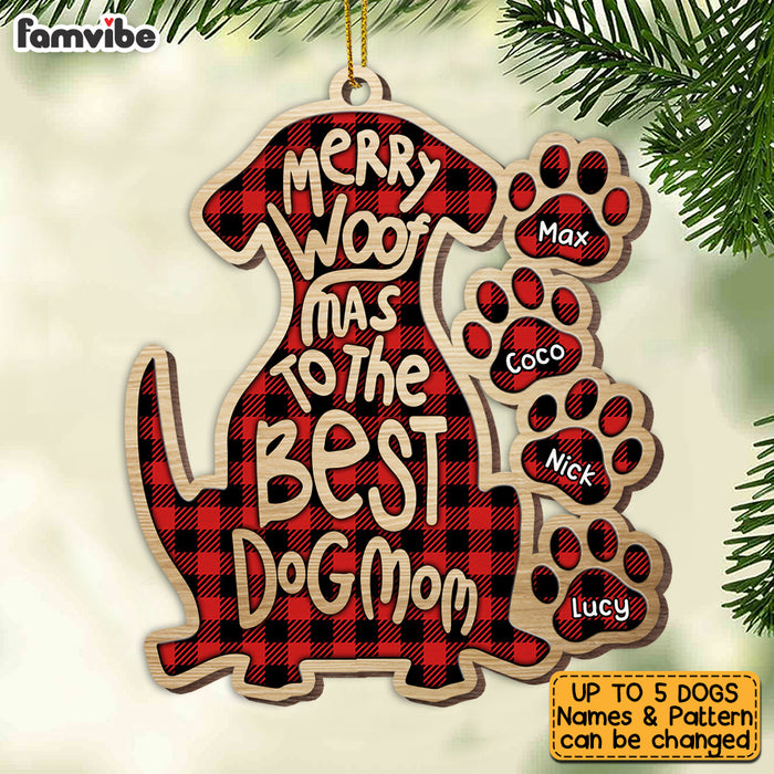 Personalized Dog Mom Christmas Ornament SB201 85O53 1