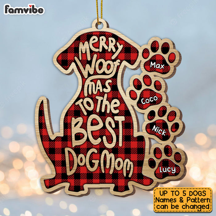 Personalized Dog Mom Christmas Ornament SB201 85O53 1